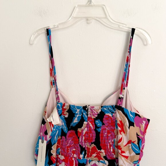 NWT Anthropologie Tina floral flounce midi dress 12 - Picture 9 of 9